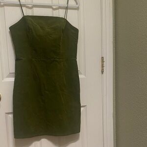 Vintage urban outfitters Olive Green Strap Dress